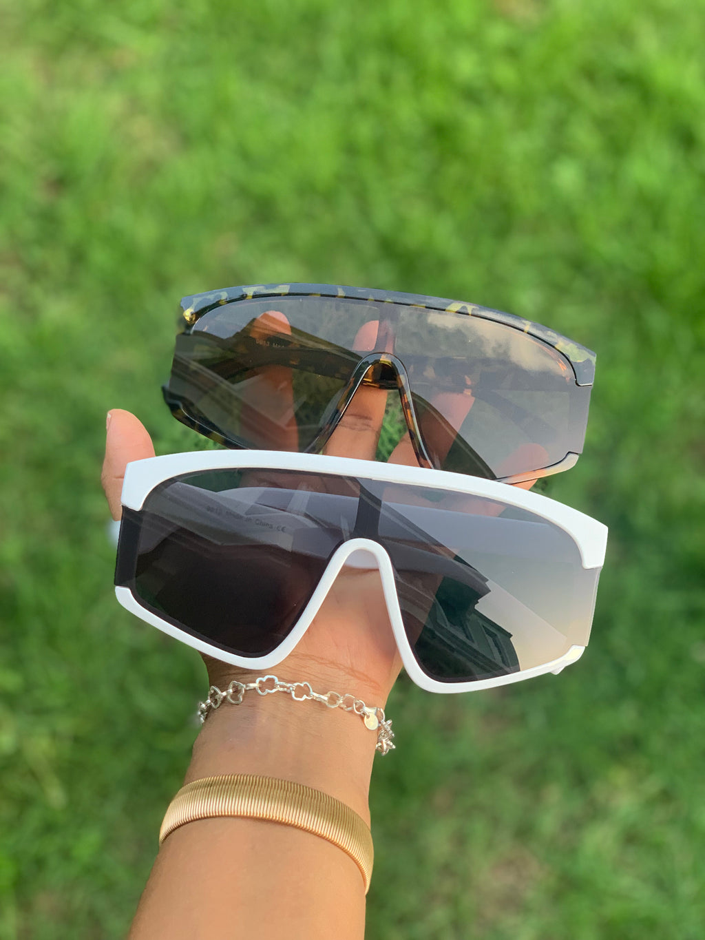 Square fashion sunglasses