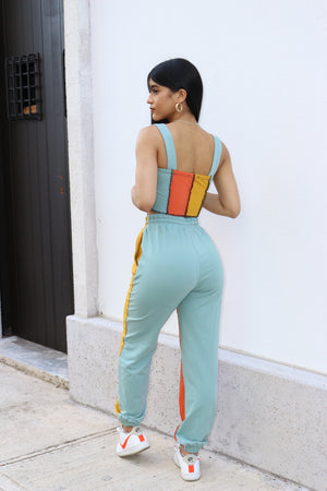 Colorful pant set