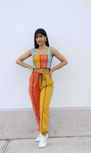 Colorful pant set