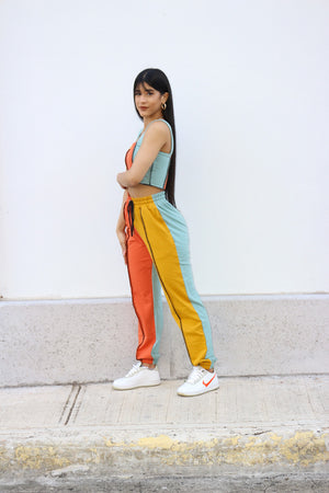 Colorful pant set