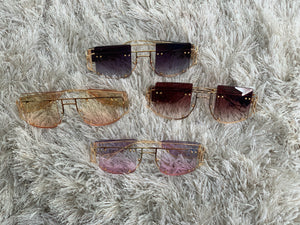 Metal squared sunnies